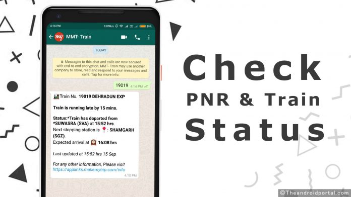 Indian Railways news: This is the way to view PNR status directly on WhatsApp, get real time information