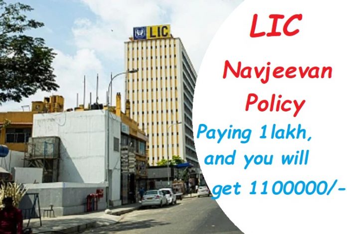 LIC Navjeevan policy: Big News! Paying 1 lakh, and you will get 11 lakhs, know here details of this policy