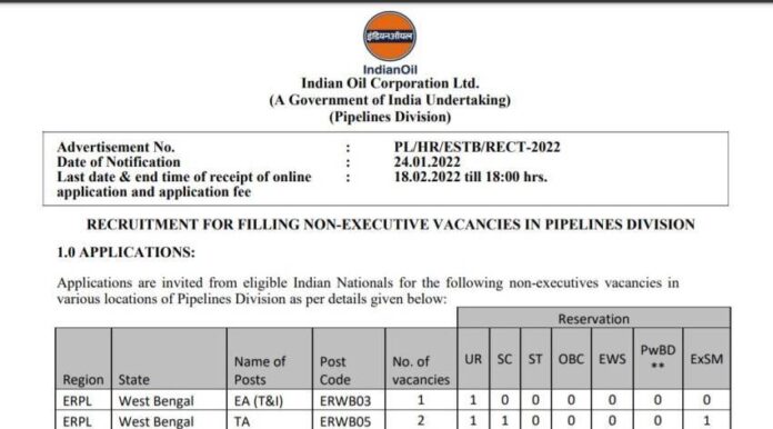 IOCL Recruitment 2022: Government job in Indian Oil Corporation Limited, 10th pass can also apply, salary of more than Rs 1 lakh