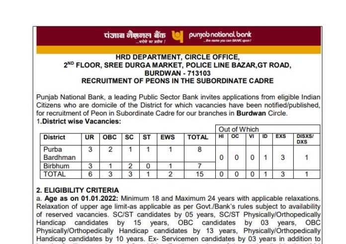 PNB Peon Recruitment 2022: Golden opportunity to get a job in PNB bank without exam, will get salary up to 28000, know others details