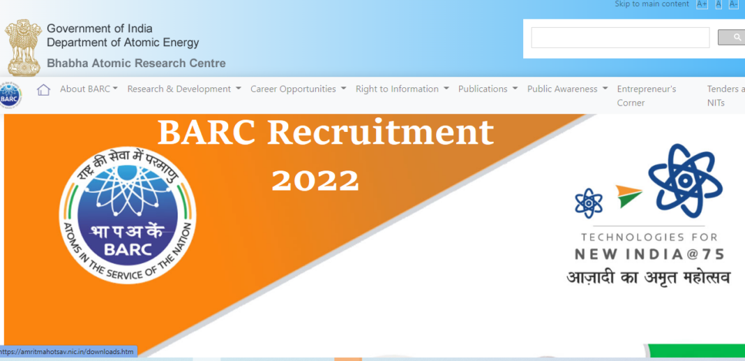 BARC Recruitment 2022 Golden chance to an officer in BARC, apply soon, will get salary