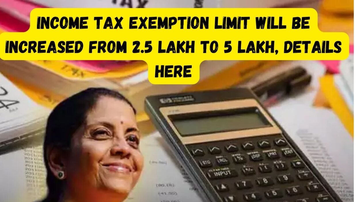 Income Tax Exemption New Limit : Big News! Income Tax Exemption Limit ...