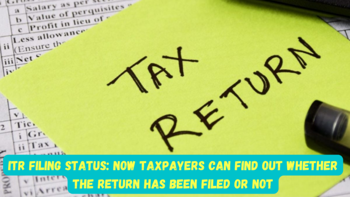 ITR Filing Status: Big news! Now Taxpayers can find out whether the return has been filed or not, Details here