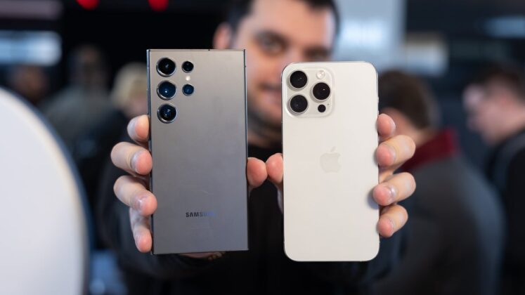 samsung s24 ultra and iphone 15 pro max size comparison