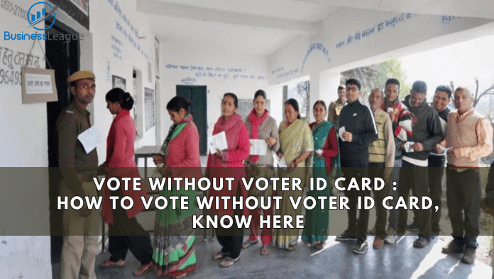 Vote Without Voter ID Card : How to vote without Voter ID card, know here