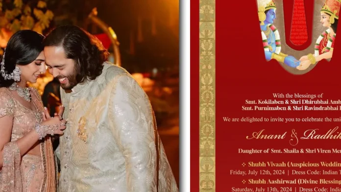 Anant Ambani, Radhika Merchant wedding on July 12, invitation card out