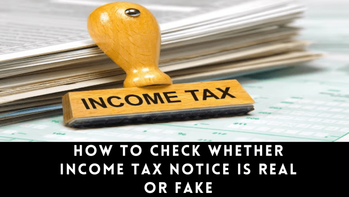 How to check whether income tax notice is real or fake, know verification process on e-filing portal