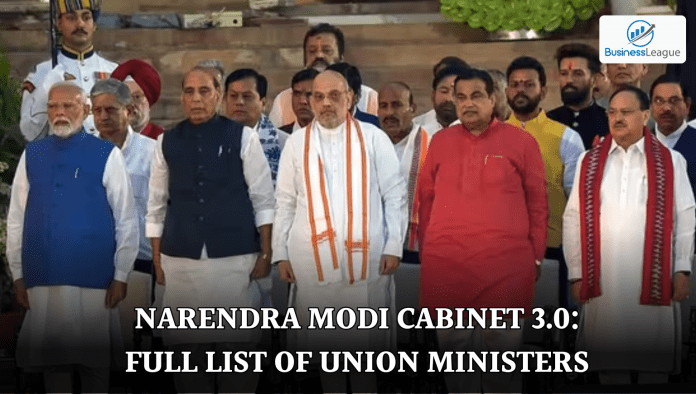 Narendra Modi Cabinet 3.0: Full list of Union ministers