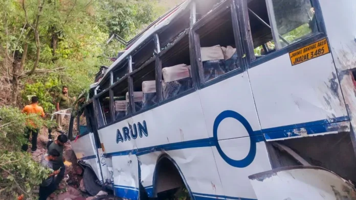 9 Pilgrims Killed As Bus Falls Into Gorge In J&K After Terrorists Open Fire