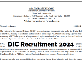 DIC Recruitment 2024: Opportunity to get a job in Digital India without written exam, will get more than 300000 salary, know details