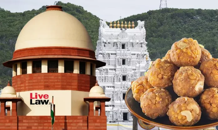 SC on Tirupati laddu controversy: 'Keep God away from politics', Supreme Court's comment on Tirupati dispute; Many questions asked to the government