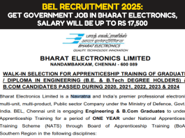 BEL Recruitment 2025: Golden chance to get government job in Bharat Electronics, salary will be up to Rs 17,500, know all details