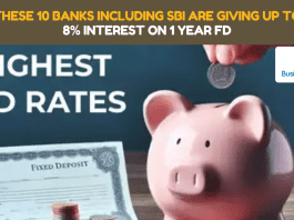 Bumper FD Returns! These 10 banks including SBI are giving up to 8% interest on 1 year FD, check details