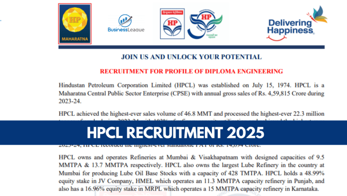 HPCL Recruitment 2025: Hindustan Petroleum has released new recruitment, salary will be 2.8 lakhs, know selection & details here