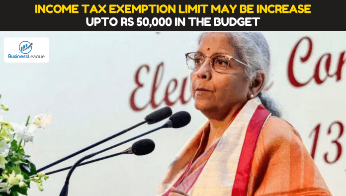 Income tax exemption limit: Big relief to taxpayers! Income tax exemption limit may be increase upto Rs 50,000 in the budget