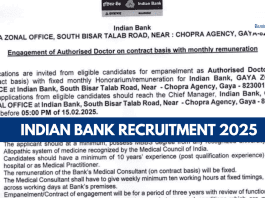 Indian Bank Recruitment 2025: Job in Indian Bank without written exam, apply immediately, only this qualification is required