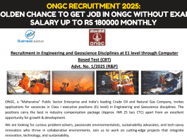 ONGC Recruitment 2025: Golden chance to get job in ONGC without exam, salary up to Rs 180000 monthly, know details here