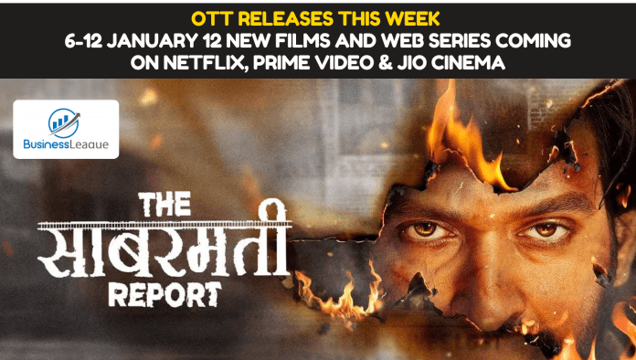 OTT Releases This Week: January 6 to January 12 new films and web series coming on Netflix, Prime Video and Jio Cinema, check list