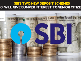 SBI's two new deposit schemes: Good news! SBI will give bumper interest to senior citizens, know the benefits and details