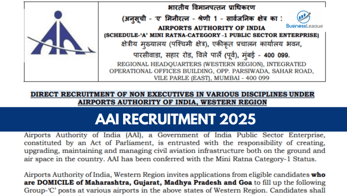 AAI Recruitment 2025: Golden opportunity for graduates and 12th pass to get a job at the airport, will get salary up to Rs 1,10,000, know other details