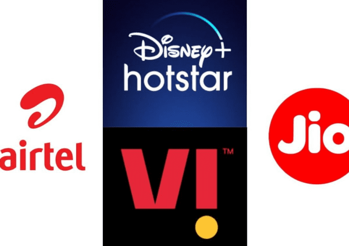 Jio, Airtel and Vi 84 days recharge plans with daily data and free Disney+ Hotstar subscription, check plan details